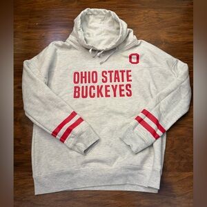 Varsity Athletic Apparel Ohio State Funnel Neck Sweatshirt Size L
